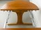 Mesa de comedor extensible danesa redonda de teca, años 90, Imagen 10