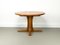 Danish Round Extendable Dining Table in Teak, 1990s, Image 1