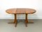 Danish Round Extendable Dining Table in Teak, 1990s, Image 2