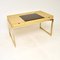 Brass and Rattan Desk, 1970s 2