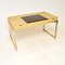 Brass and Rattan Desk, 1970s, Image 2