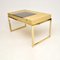 Brass and Rattan Desk, 1970s 3