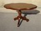 Tisch mit Gestell aus massivem Holz, 1980er 1