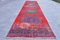 Vintage Red Oushak Runner Rug, 1960, Image 5