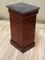 Louis Philippe Bedside Table in Flame Mahogany, Late 19th Century 15