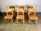 Mid-Century Pine Chairs attributed to Rainer Daumiller, 1960s, Set of 6 11