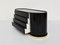 Black Lacquered Round Cabinet with Drawers and Bar Storage Units by Mario Sabot, 1970 4