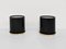 Black Lacquered Bedside Tables by Mario Sabot, 1970, Set of 2 1