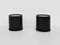Black Lacquered Bedside Tables by Mario Sabot, 1970, Set of 2, Image 1