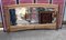 Vintage Bamboo and Cane Wall Mirror with Beveled Glass Mirror, 1970s, Image 1