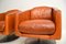 Italian Leather Swivel Armchairs by Natuzzi, 2000, Set of 2 8