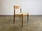 Danish Model 75 Chairs by Niels Otto (N. O.) Møller for J.L. Møllers, 1960s, Set of 4 2