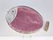 Große rosa Keramik Fish Vide Poche von Rometti, Italien, 1960er 1