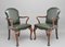 Vintage Walnut Armchairs, 1920, Set of 2 10