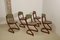Chaises Industrielles de Elodie de Souvignet Plichance, France, 1970s, Set de 5 1