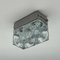 Denebe Ceiling Lamp with Handmade Glass Cubes by Albano Poli for Poliarte, Italy, 1970s, Image 4