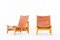 Low Chairs attributed to Werner Biermann for Arte Sano, 1960s, Set of 2 1