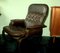 Mid-Century Leather Bentwood Cantilever Lounge Chair with Ottoman, 1960s, Set of 2, Image 12