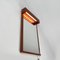 Vintage Teak Mirror with Lighting, 1970 7