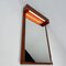 Vintage Teak Mirror with Lighting, 1970 6