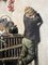 Giuseppe Costantini, Préparation du repas et enfant puni, 1889, Olio su tela, Con cornice, Immagine 7