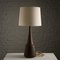 Tall Studio Ceramic Table Lamp by Ulla and Knud Pedersen, Bagenkop, Denmark, 1975 1