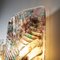Appliques Murales en Verre de Murano Translucide avec Spots Turquoise et Violet, Set de 2 4