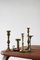 Vintage Brass Candlesticks, 1960s, Set of 5 1