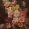 Italian Artist, Still Life with Flowers, 1950, Oil on Panel, Framed, Image 5