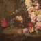 Italian Artist, Still Life with Flowers, 1950, Oil on Panel, Framed 8