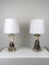 Sandstone Table Lamps by Dubois, Belgium, 1970s, Set of 2, Image 1