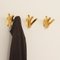 Brass Triple Folding Wall Coat Rack, 1970s 10