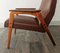 Mid-Century Armchairs in Teak & Synthetic Leather, 1950s, Set of 2, Image 12