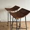 Wicker Seated Bar Stools, 1960s, Set of 2 10