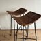 Wicker Seated Bar Stools, 1960s, Set of 2, Image 10
