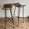 Wicker Seated Bar Stools, 1960s, Set of 2, Image 5