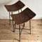 Tabourets de Bar en Osier, 1960s, Set de 2 6