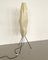 Mid-Century Cocoon Floor Lamp with Metal Base, 1960s, Image 1