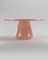 Modern Charlotte Dining Table in Lacquer in Pink by Collector, Image 1