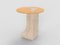 Tavolino Edge in marmo travertino e quercia di Ferriano Sbolgi per Collector Studio, Immagine 1