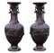 Grands Vases en Bronze, Japon, 19ème Siècle, Set de 2 2