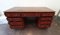 Victorian English Desk in Flaming Mahogany 4