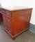 Victorian English Desk in Flaming Mahogany, Image 7