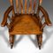 English Elm and Beech Lath Back Rocking Chair, 1880s 10