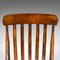 English Elm and Beech Lath Back Rocking Chair, 1880s 9