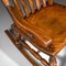 English Elm and Beech Lath Back Rocking Chair, 1880s, Image 11
