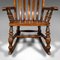 English Elm and Beech Lath Back Rocking Chair, 1880s, Image 12