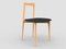 Grey Chair in Linea 622 Leather and Oak by Collector Studio 1