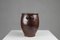 Glasierter Brauner Keramiktopf, Belgien, 1800 2