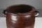 Glazed Brown Ceramic Pot, Belgium, 1800s 6